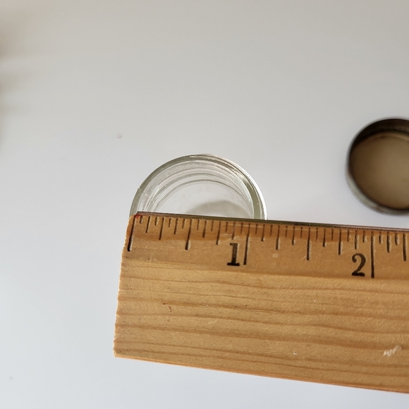 Vintage Small Clear Glass Alka Seltzer Jar with Metal Screw On Cap - Picture 15 of 16